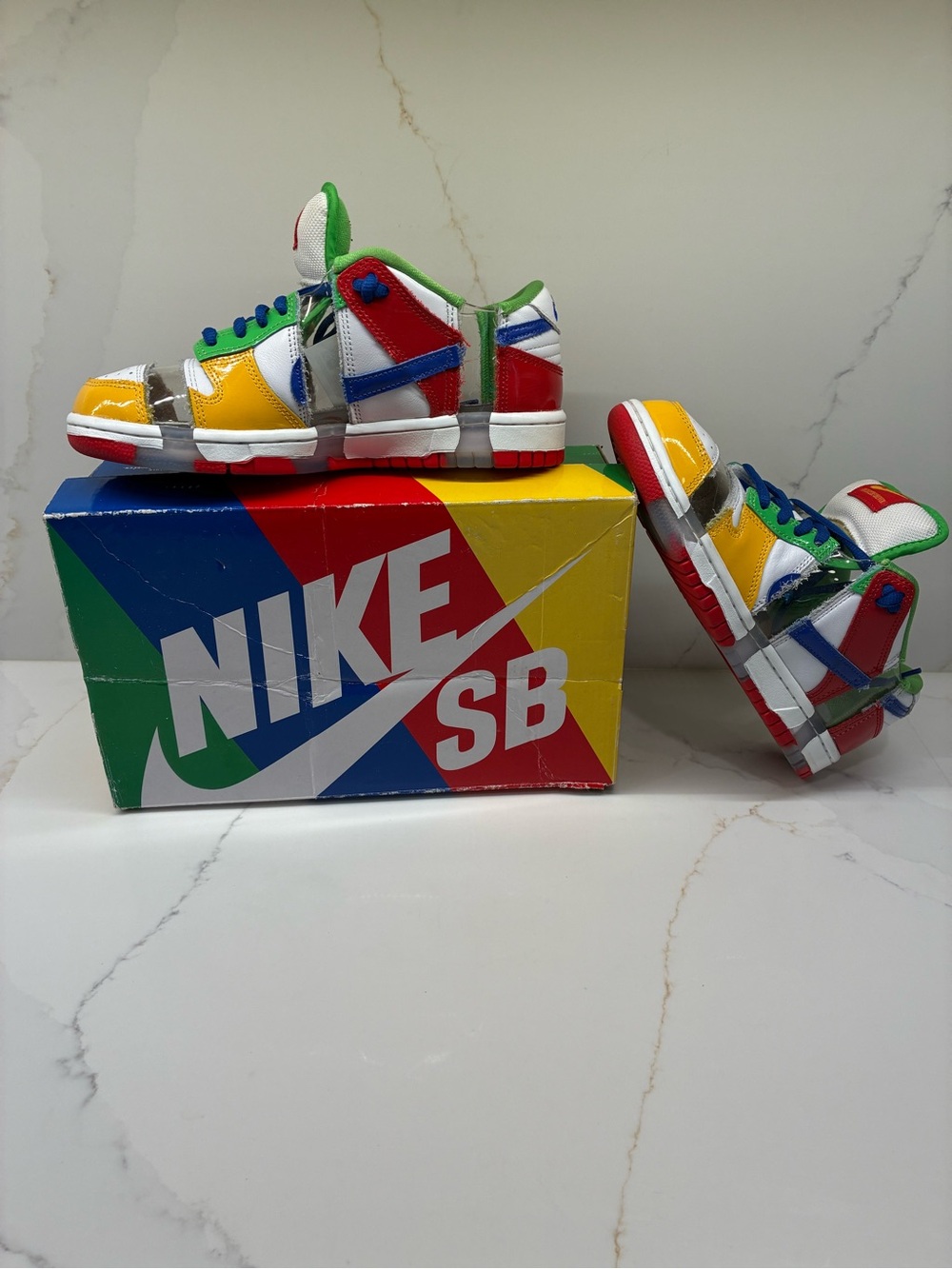 Nike Dunk Low SB Sandy Bodecker Multi-Color Skate Shoe 5 mens 6.5 womens